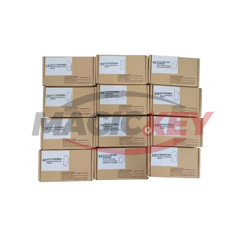2026 NUOVO Adattatore Keydiy per BMW BDC2 BDC3 BCP VAG MQB49 5C 5D, Adattatore a Morsetto Senza Saldatura per Scheda Circuito, 12 Pezzi, compatibile con KD-X4