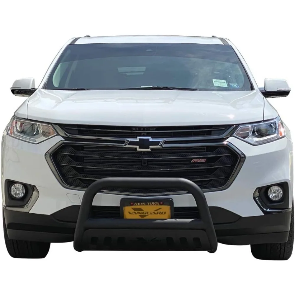 

VGUBG-1073-1339TBK Черный порошковый халат Classic Bull Bar | Совместим с Chevrolet Traverse 18-24 / 17-24 GMC Acadia.