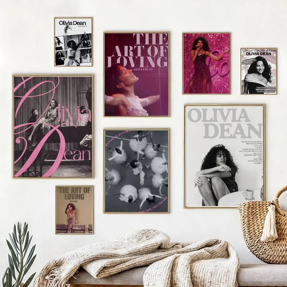 

O-Olivia D-Dean British Soul Sensation Poster Waterproof Wall Sticker For Bar Living Room Vintage Decor High Quality Print Gift