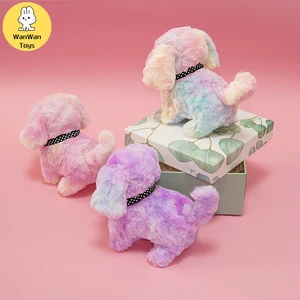 محاكاة جرو قطيفة كهربائية ، يمكن أن تمشي دمية ، المسترد الذهبي ، بيشون ، فريز دوج ، يمكن للأطفال النباح الجري والصخور أفضل 8 مبيعات قطيع Pinscher - رقم 1