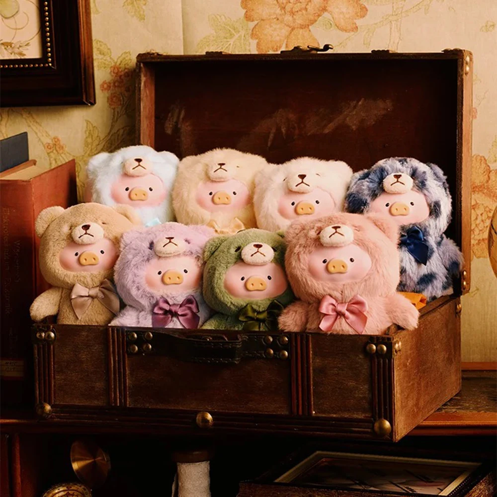 

Консервированная Свинья Лулу Ретро Тедди Серия Виниловая Кукла Подвеска Слепая Коробка Модные Подарочные Украшения Украшения Для Коллекционеров Игрушек