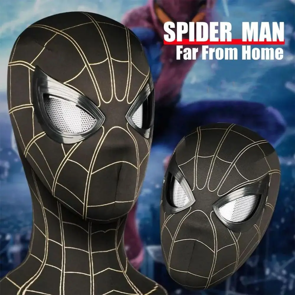 Spiderman Masker Ogen Beweegbare Afstandsbediening Peter Parker Spiderman speelgoed kinderen Halloween Cosplay Kostuum Masker Kerstcadeaus