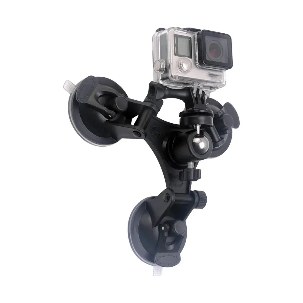 حامل كوب شفط للسيارة مع رأس كرة ، Gopro Hero 11 ، Insta360 X3 ، One X ، X2 ، DJI ، Sony Camera Sucker ، حامل النافذة