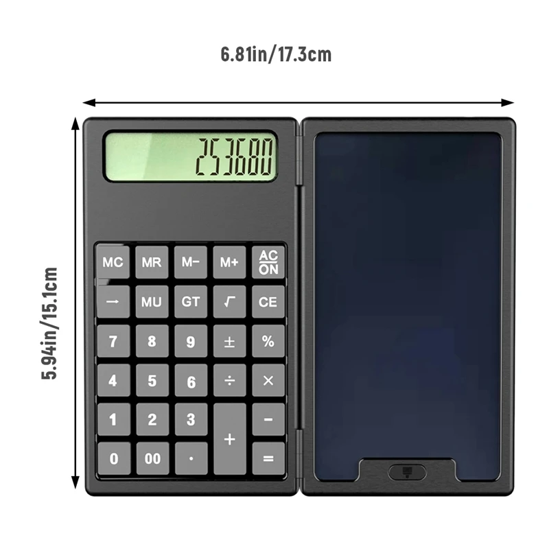 School Season Scientific Calculator Folding Tablet Business Office Portable Calculator LCD Tablet