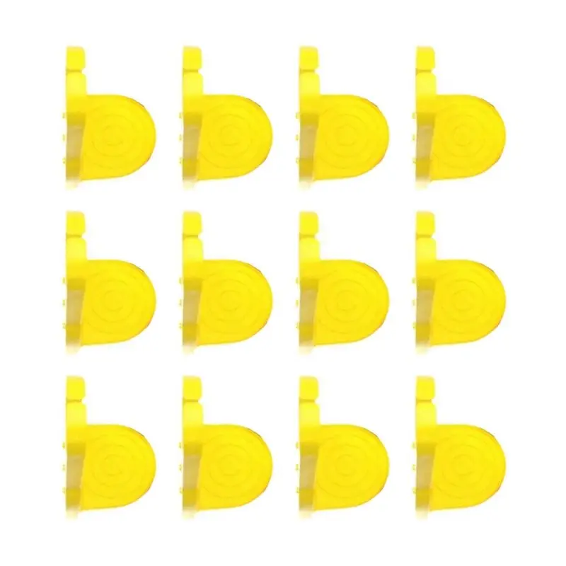 ABGE-12Pcs Cup Holder Anti-Overflow Laundry Detergent Cup Holder Folding Bracket Seamless Hook