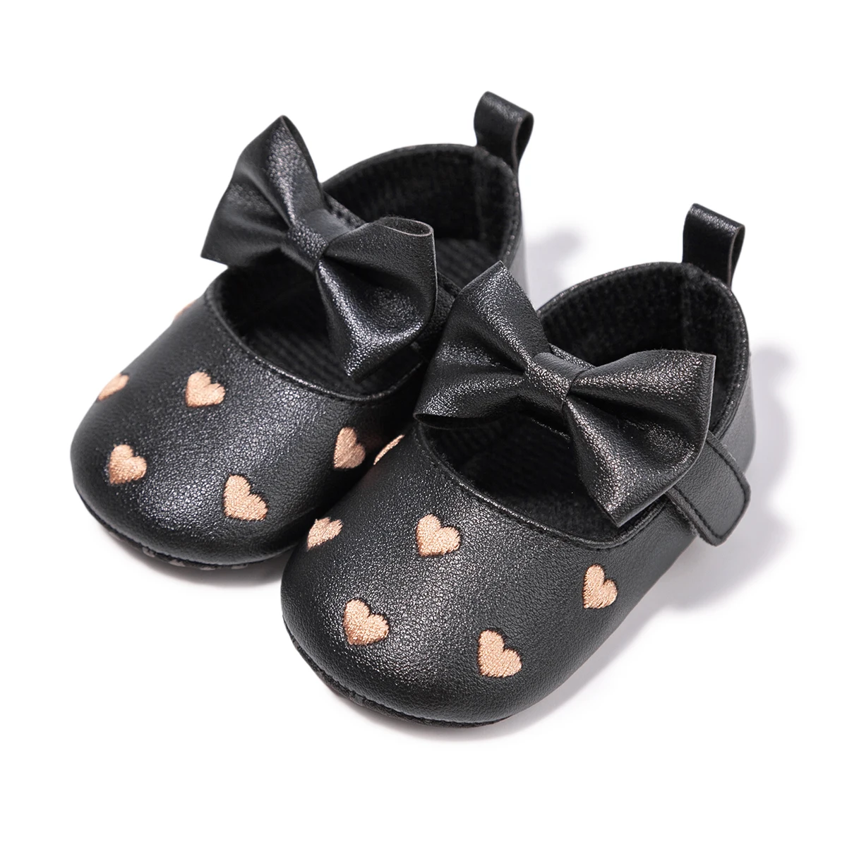 KIDSUN Baby buty dziewczęce Cute kokardka buty dla małego dziecka antypoślizgowa miękka podeszwa pierwsze buty do chodzenia noworodki mała księżniczka