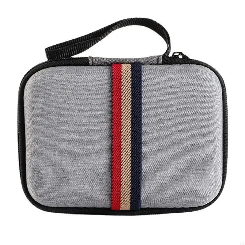 E1PF Storage Bag for Miyoo Mini+ RG35XX Plus RGB20S Case Game Consoles Bag with Pocket Handbag