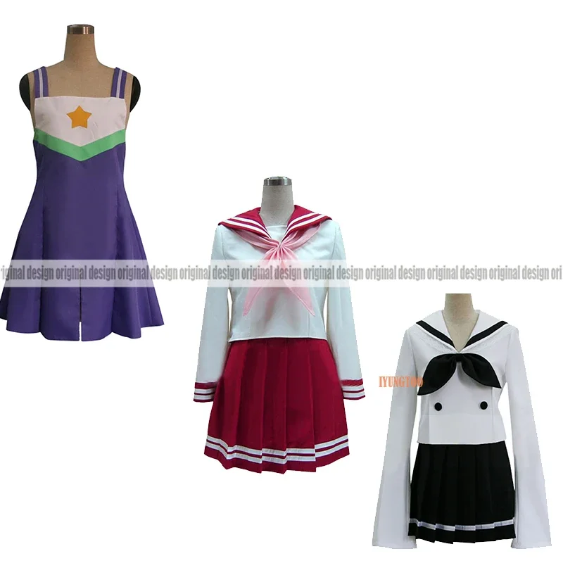 Lucky Star Konata Izumi Kagami Hiiragi Tsukasa Hiiragi  Clothing Cosplay Costume,Customized Accepted