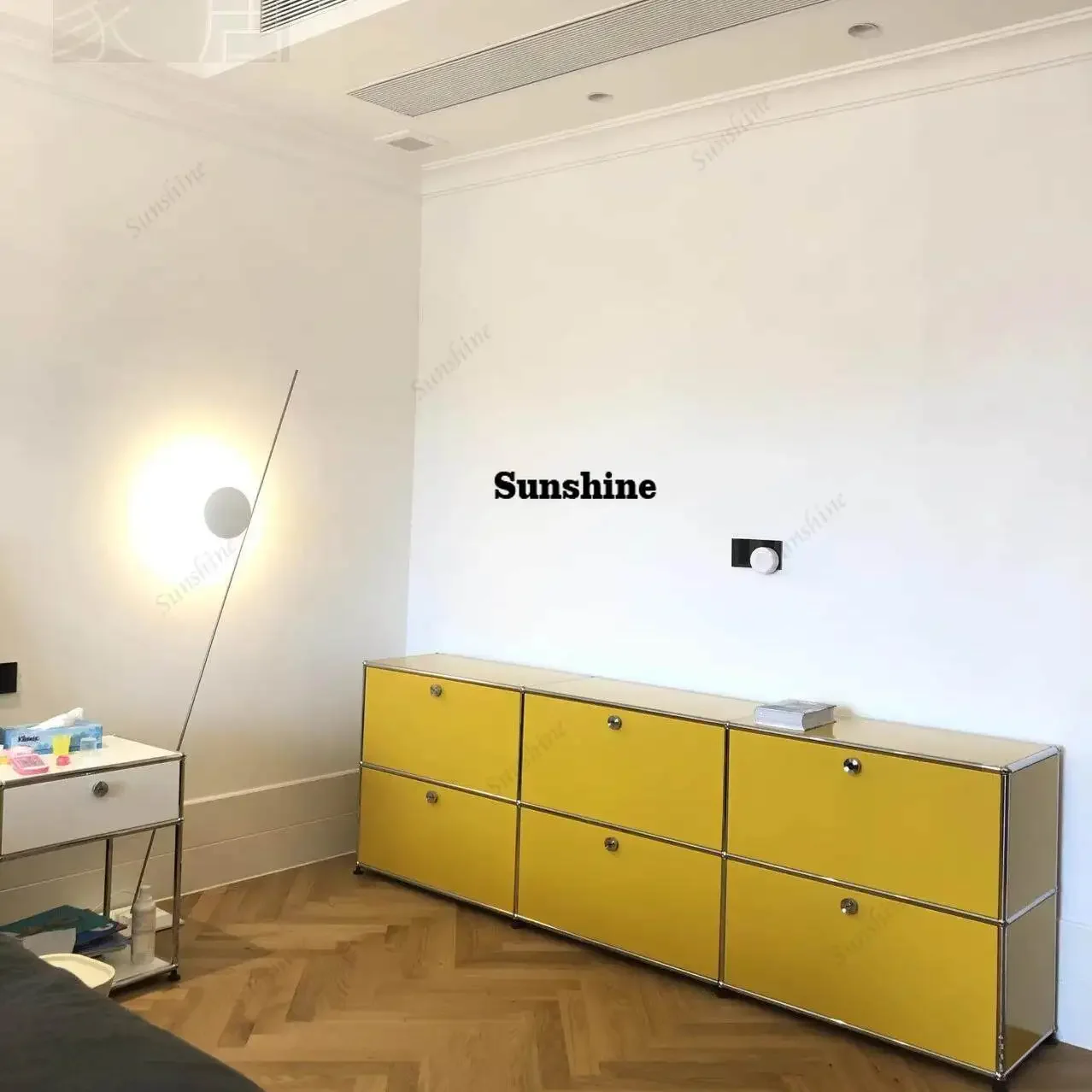 Modern modular cabinet simple storage cabinet living room second-hand storage sideboardTJ