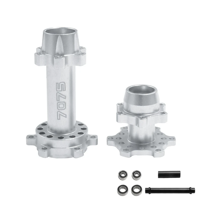 For LOSI 1/4 Promoto-MX Electric Motorcycle Aluminum Alloy 7075 Front And Rear Axles 262012 Silver Replacement Parts