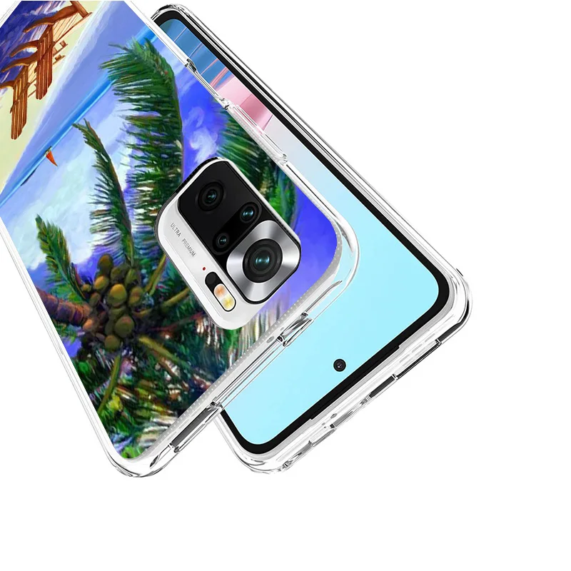 Summer Beach Sunset Sea Palm Tree Phone Case For Xiaomi Redmi 12 12C 10 10C 10A 9 9A 9C 9T 8 8A 7 7A 6 Pro 6A K70 K60 K40 K20 S2