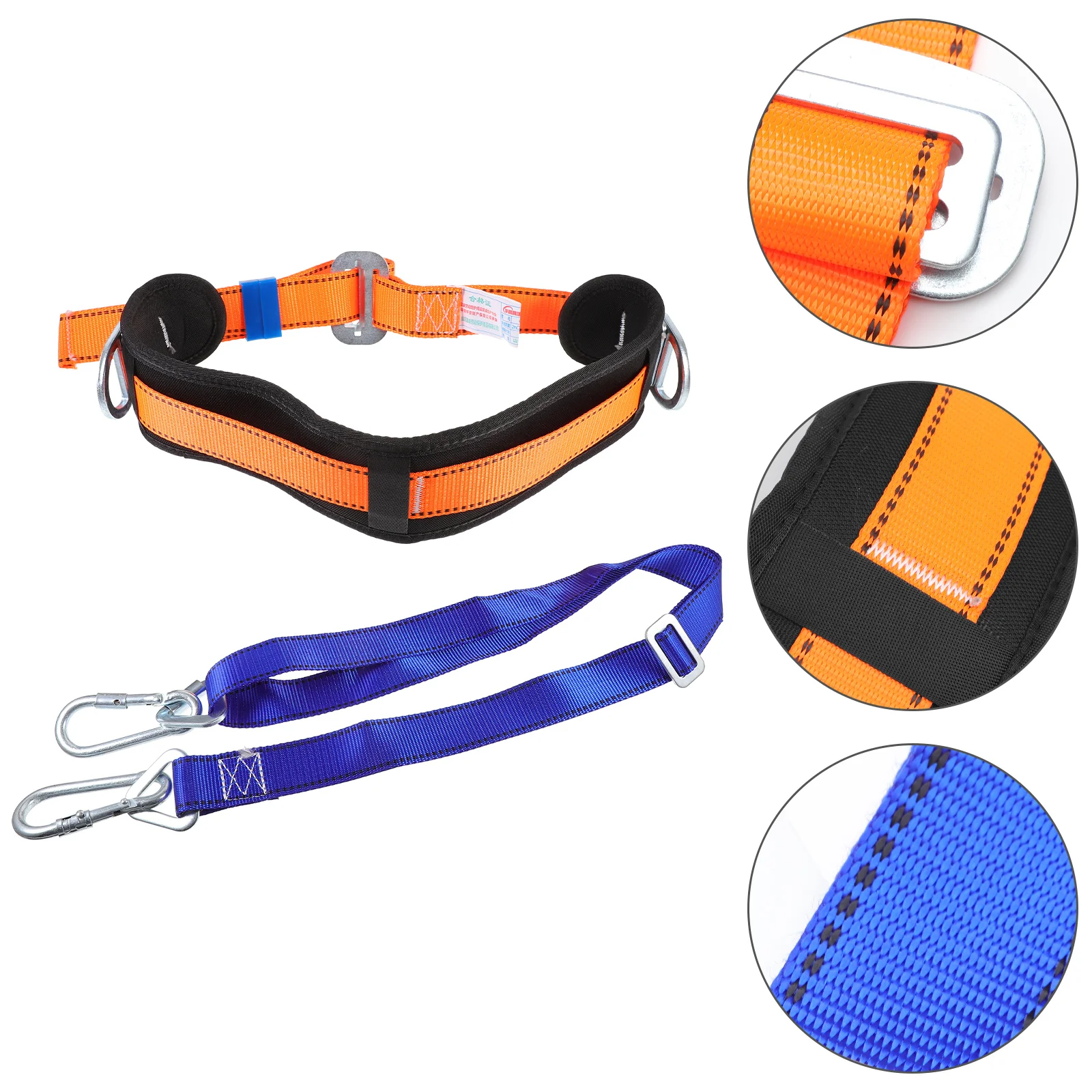 1PCS High Load Bearing Safety Reinforced Ends Universal Fit Outdoor Climbing Mountaineering Rescue Cleaning Electrician