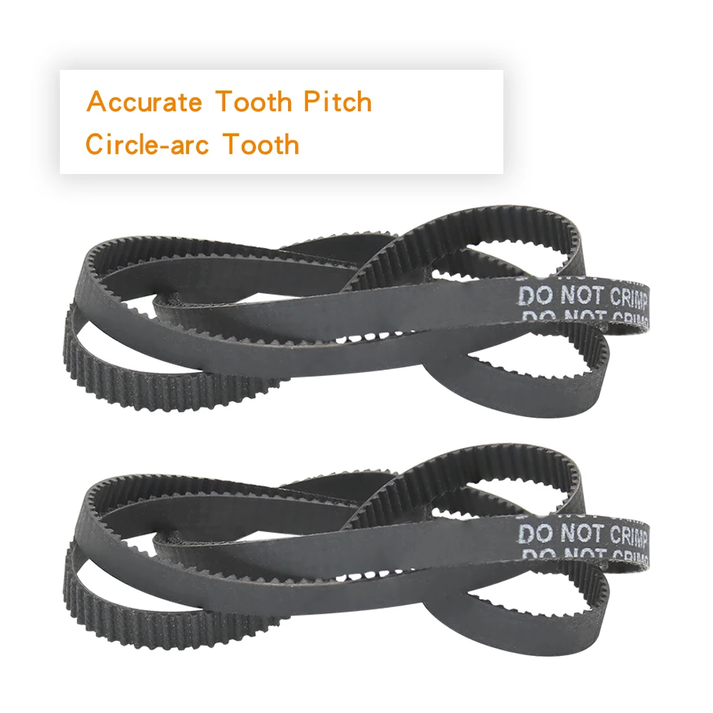 حزام مسنن 2GT-696/740/752/760/784/810/840/848/852/860 حزام نقل بحلقة مغلقة عرض 6/10 مم لأجزاء الطابعة ثلاثية الأبعاد