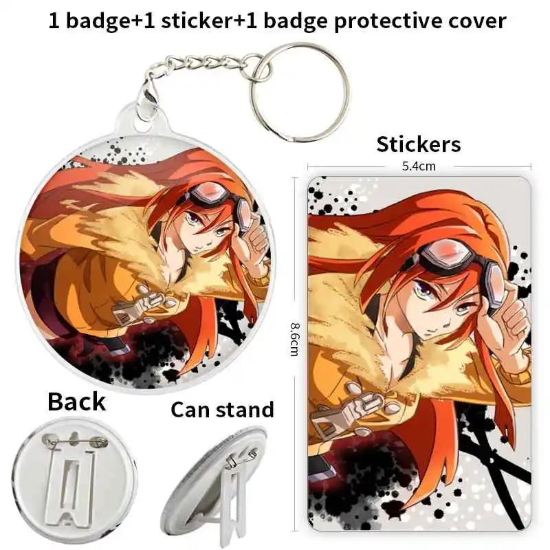 

Namine Ritsu Game Anime Character Badge Brooch anchor Peripherals Pin CustomizeFashion School bag Fashion Pupil Trinket Lapel