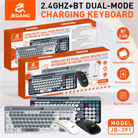 JEQANG  JB-391 Dual -Mode Bluetooth+ 2.4G wireless charging Keyboard and mouse kit