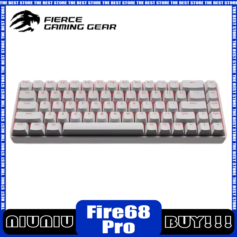 

Madcatz Fire68 Pro Magnetic Switch Keyboard Aluminium Alloy 8k Return Gaming Keyboard Quick Trigger Pc Gamer Accessory Valorant