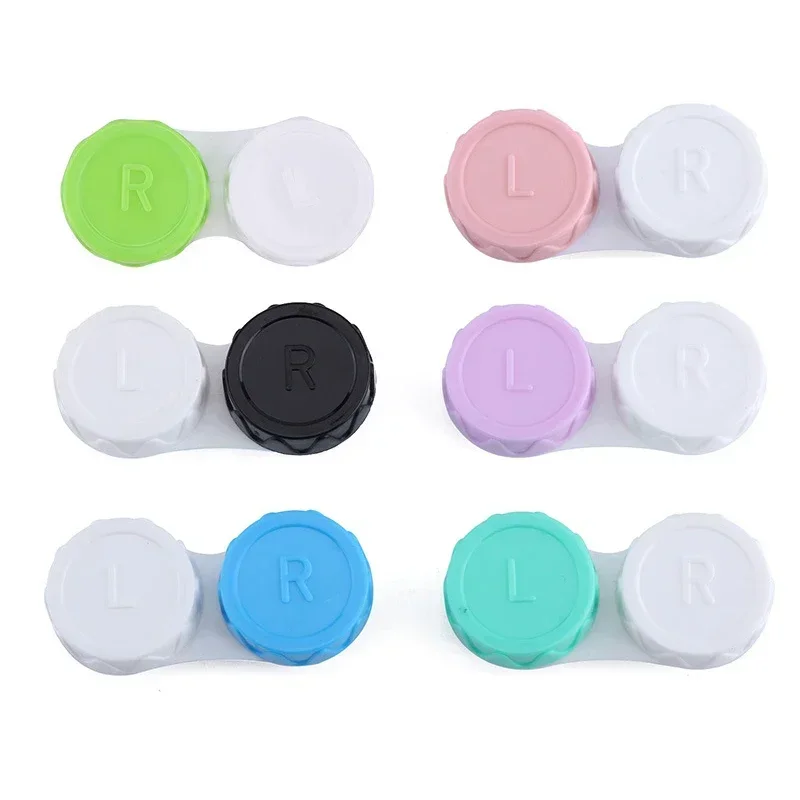 1 PCS Glasses Cosmetic Contact Lenses Box Contact Lens Case for Eyes Travel Kit Holder Container Travel Accessories Wholesale