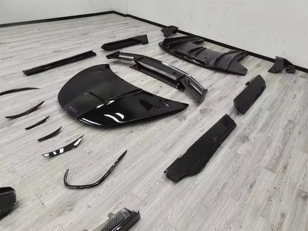 Dry Carbon Fiber Body Kit for McLaren GT Upgrade Front Lip Side Skirts Rear Diffuser Hood Side Skirt Perfect Fitment