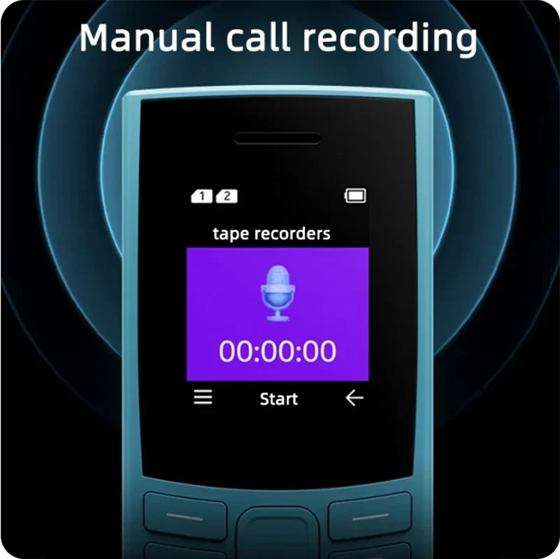 Wyprodukowano w Finlandii 105 2023 Telefon Klasyczny 4G Dual SIM 1.8" Bluetooth 5.0 Bateria Radio FM Nagrywanie Rozmów Klawiatura z hebrajskimi znakami — zdjęcie 7