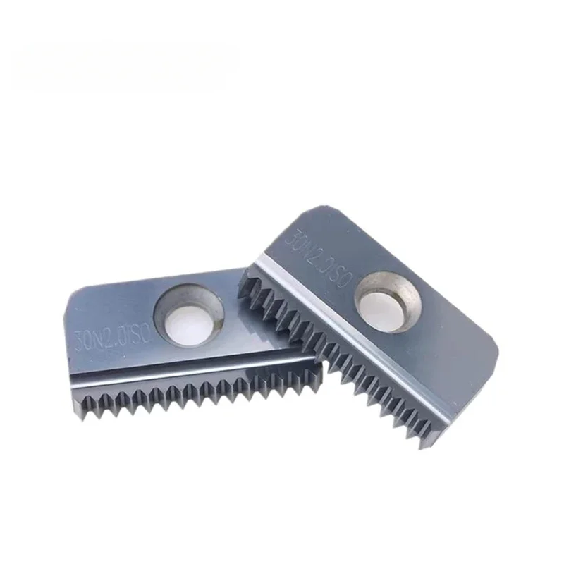 

NEW 2PCS/LOT ISO Metric ISO12 14 21 30 40 Tungste Steel Thread Milling Insert Internal External Thread Comb Milling Cutter Blade