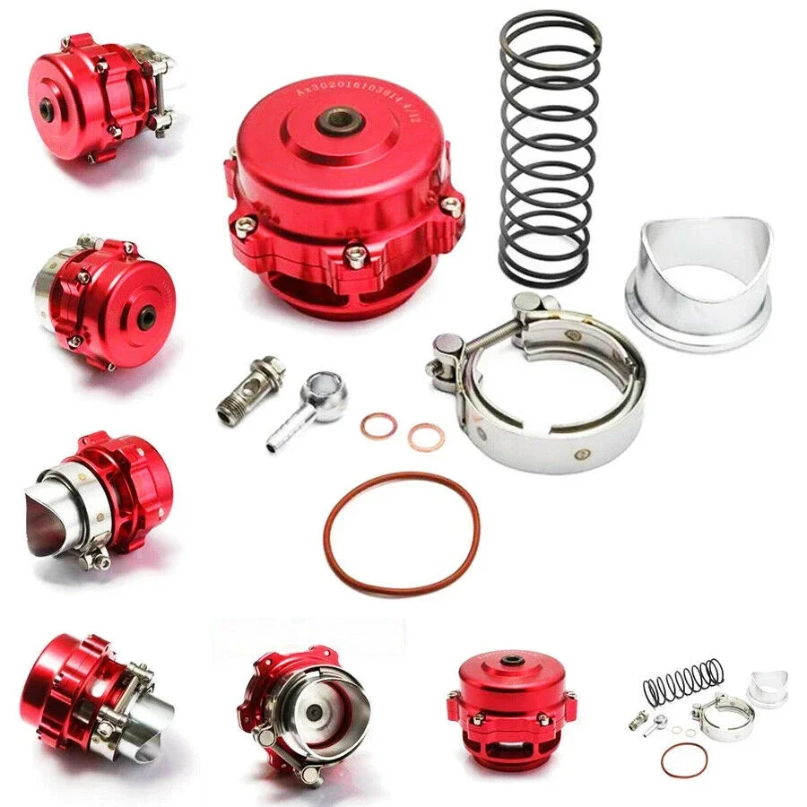 Universal Aluminum Turbo Blow Off Valve 50mm 35PSI Spring V-Band Flange Turbo Parts
