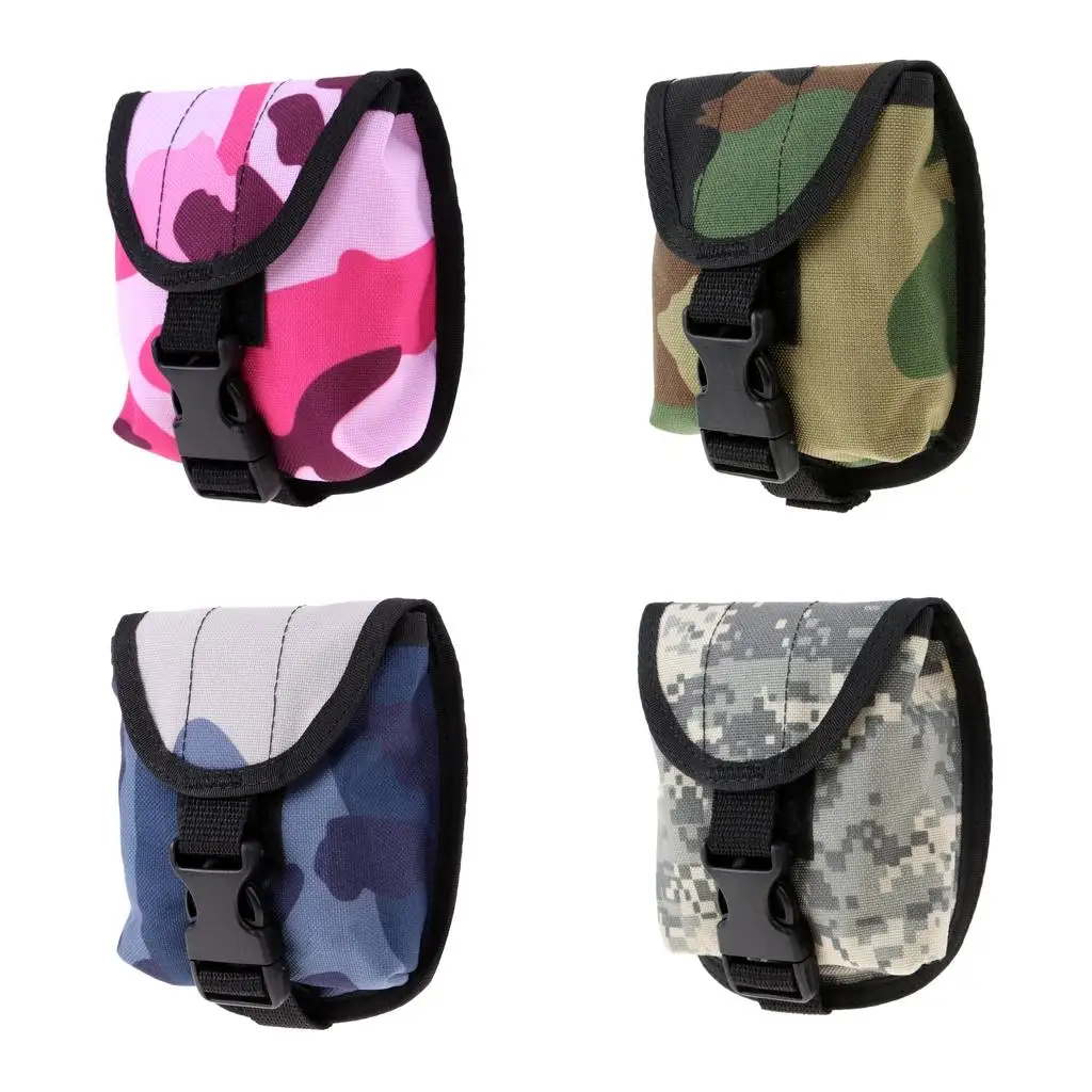 Dive Weight Pocket Universal Webbing Pouch Secure Tank Holder Accessory Bag for Scuba Diving Waist Belt