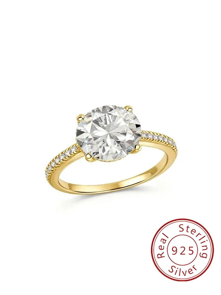 

925 Sterling Silver Oval Shape Exquisite Fashion Zircon Ring For Women Engagement Wedding Anniversary Daily Wear Fine Jewelry