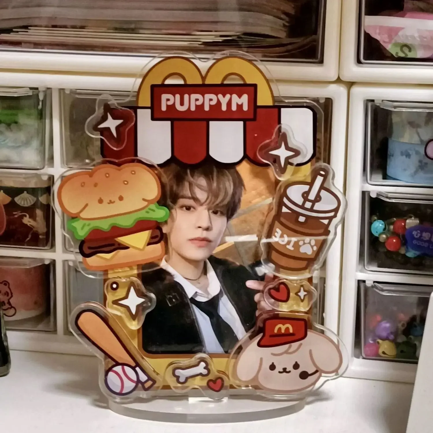 POP 2025 SKZOO بضائع المعبود 3 بوصة لتقوم بها بنفسك الاكريليك الدائمة علامة سطح المكتب الديكور التفكيك زخرفة #4