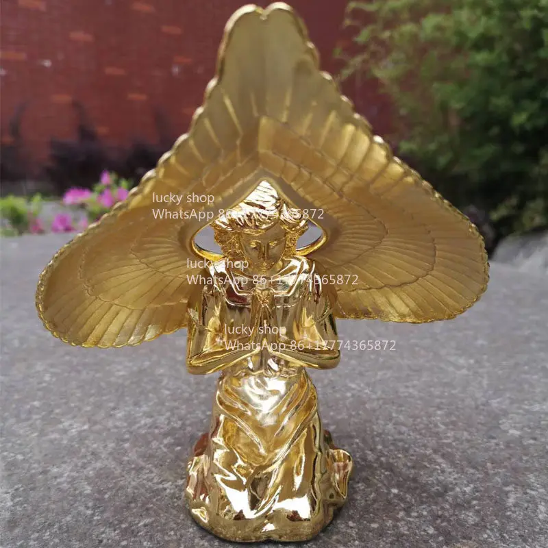 Metal Angel Ornament Living Room Office Desktop Display Decoration High-end Gifts