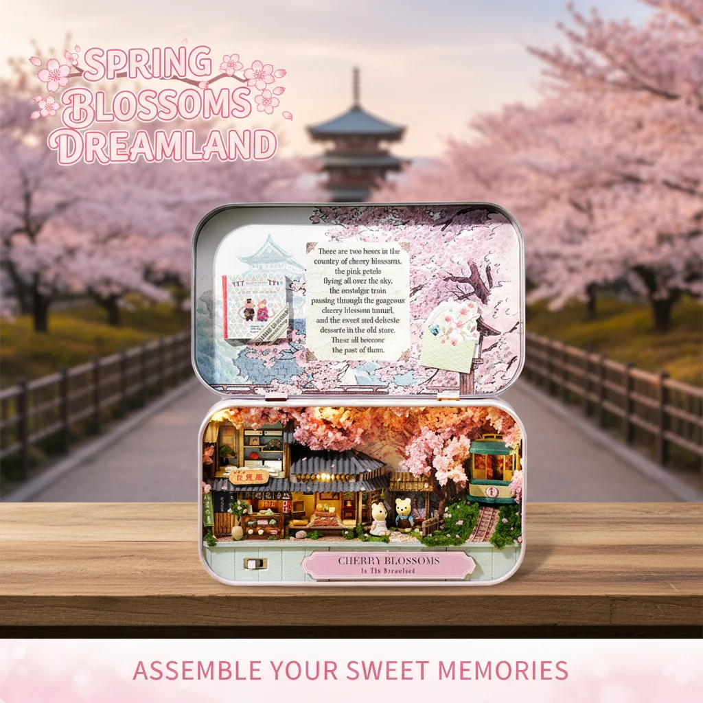 

Деревянные кукольные домики DIY: Забавный театр-коробка ручной работы, миниатюрные милые кукольные домики, наборы для сборки, подарочные деревянные игрушки