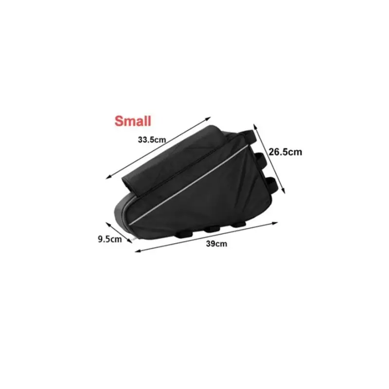Battery Bag For Electric Bicycle, 36V, 48V, 60V, 72V, E-bike, Triangular Bags For Black Bicycle Box
