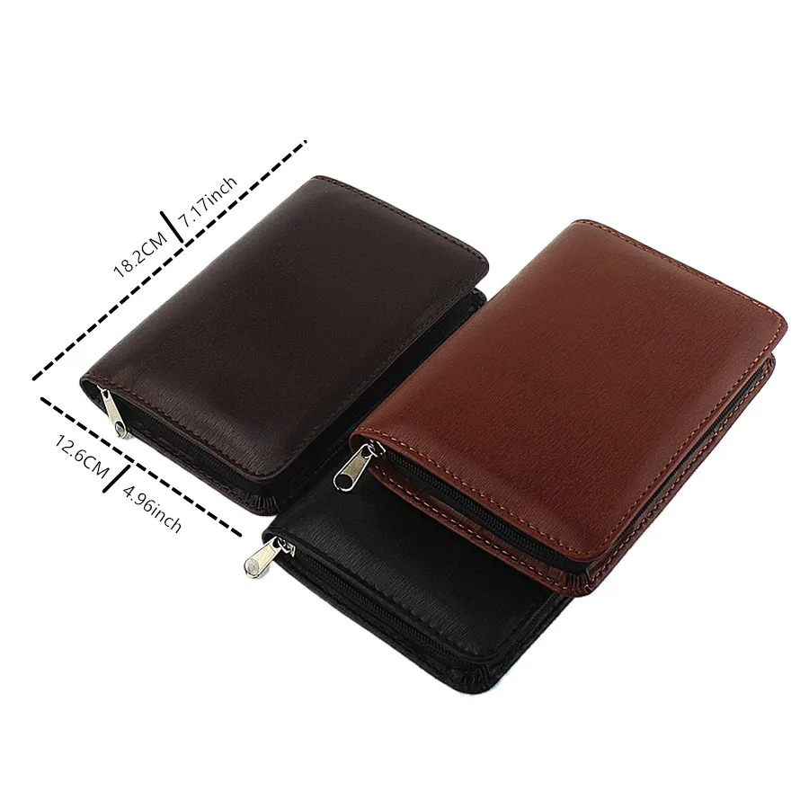 

10-слотовый чехол для ручек из искусственной кожи, чехол для перьевой ручки, органайзер для дисплея ручной работы, сумка на молнии