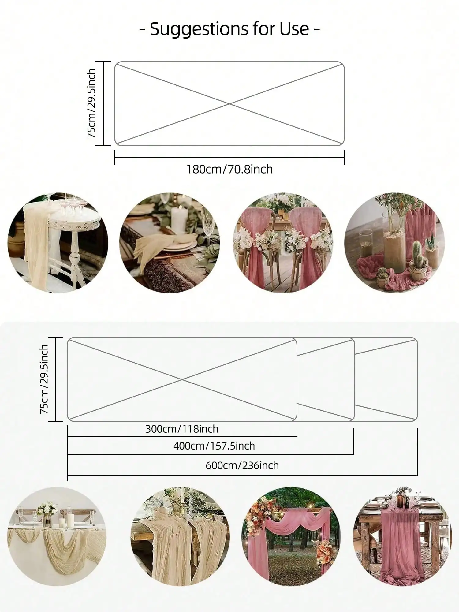 1pc Solid Color Sheer Mesh Table Runner, Transparent Tulle Outdoor Decor, Romantic For Wedding, Banquet, Table Decoration, Arch