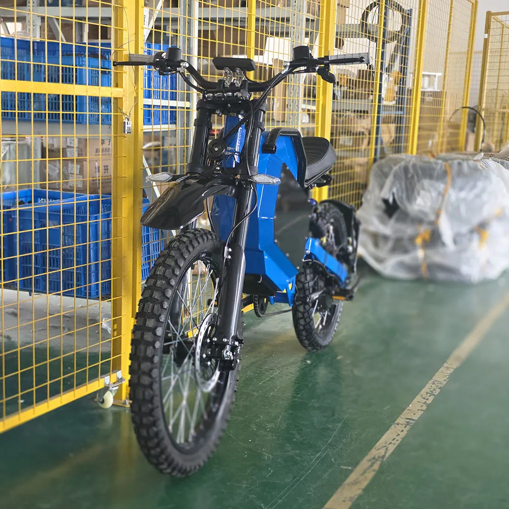 SS80 E-Bike Single Speed Dual KKE Shock Hydraulic Disc Brakes High Performance Electric Bike 93mph Top Speed 125mi Range