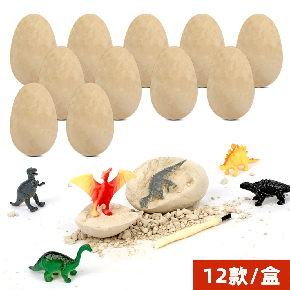 Dinosaur Eggs Brinquedos Educativos para Crianças, Arqueológico Dig Kit, Gemstones Excavation Kit, STEM Toy, Atividade Presentes do partido para meninos e meninas