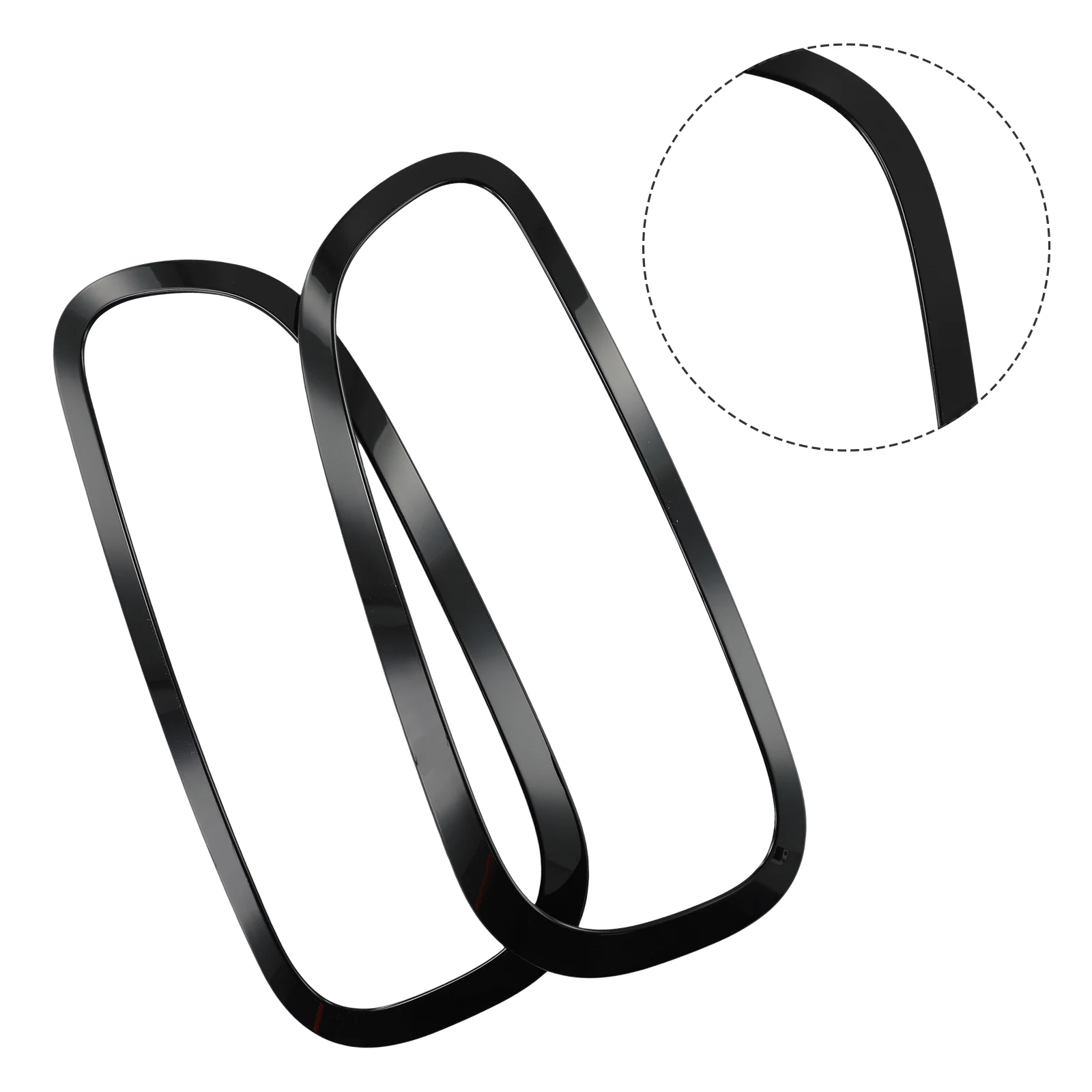 미니 클럽맨 F54 2022용 부품 테일 라이트 프레임 커버 장식용 후미등 스티커 ABS 고품질