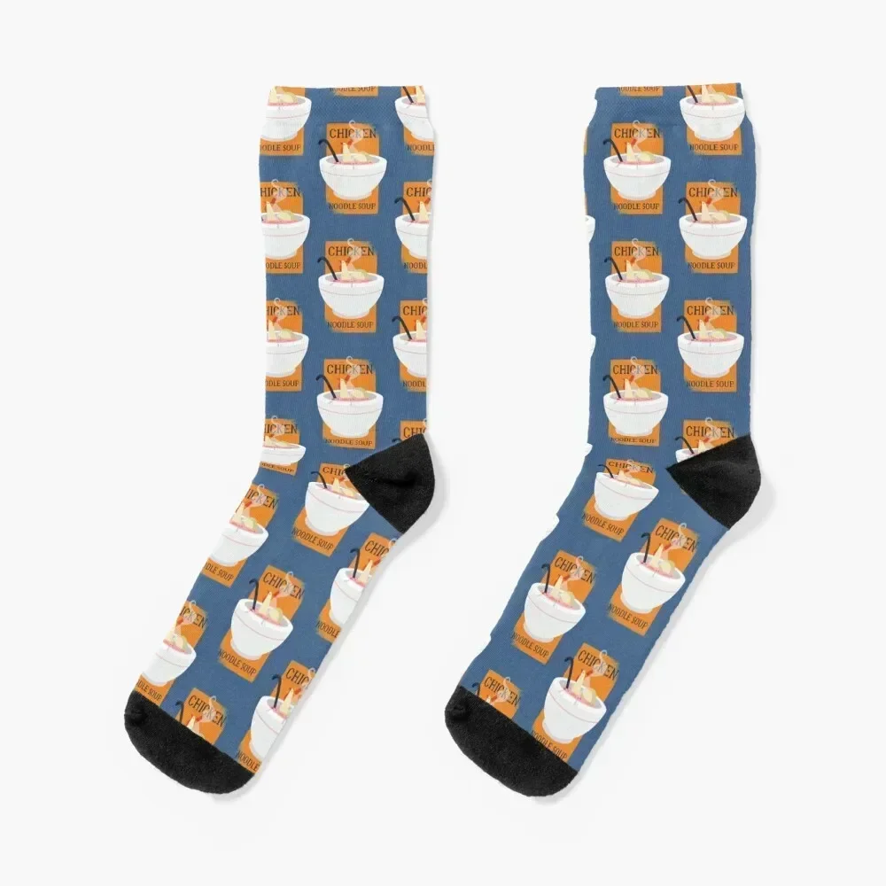 

CHICKEN NOODLE SOUP Socks anti slip football gift Crossfit funny gift Girl'S Socks Men's
