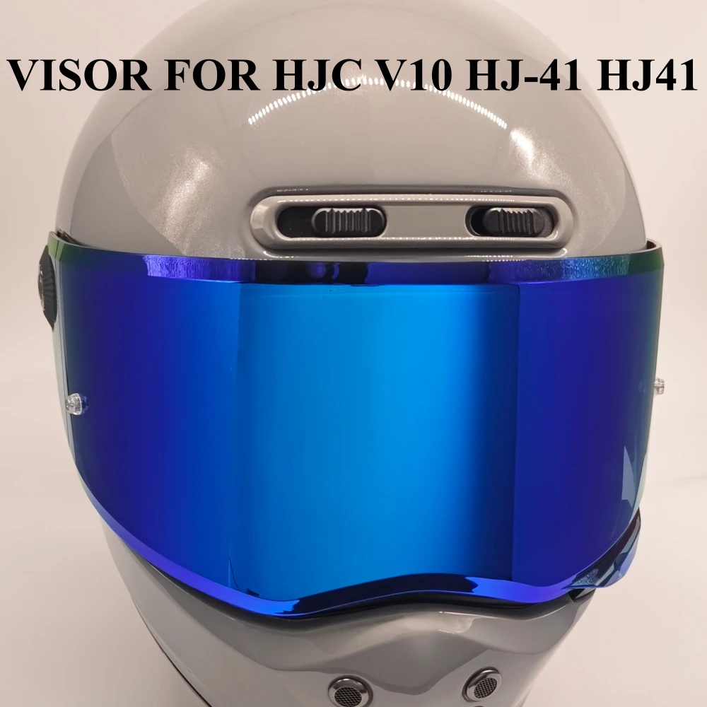 Lente de Visera para Casco V10 HJC V10 HJ-41 HJ41, Repuesto Anti-UV, Anti-Rayones, Antipolvo, Visores Cortavientos, Accesorios para Casco de Moto