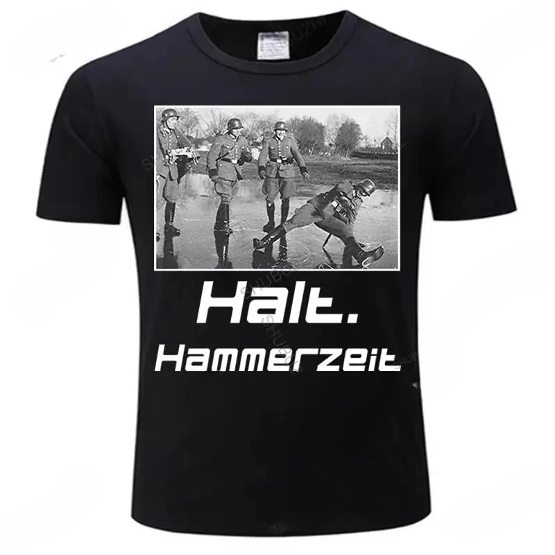 

2024 New Arrived Mens Tshirts MC HAMMER - HAMMERTIME FUNNY GERMAN HALT T SHIRT STAG DO JOKE HUMOUR Homme Summer Tee-shirt Tops