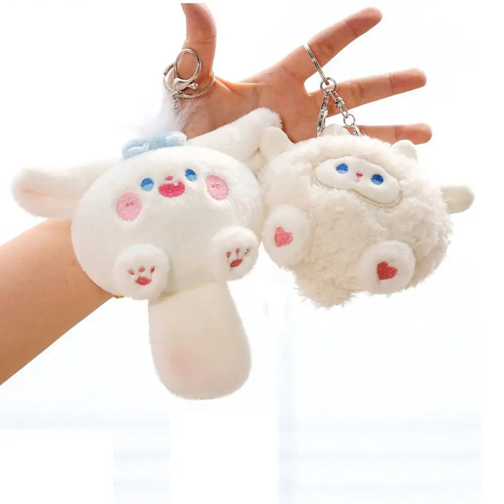 Fashion Soft Plush Doll Keychain Plush Cartoon Kids Stuffed Animal Toys Car Key Ring PP Cotton Cute Bag Pendant Car Accessories