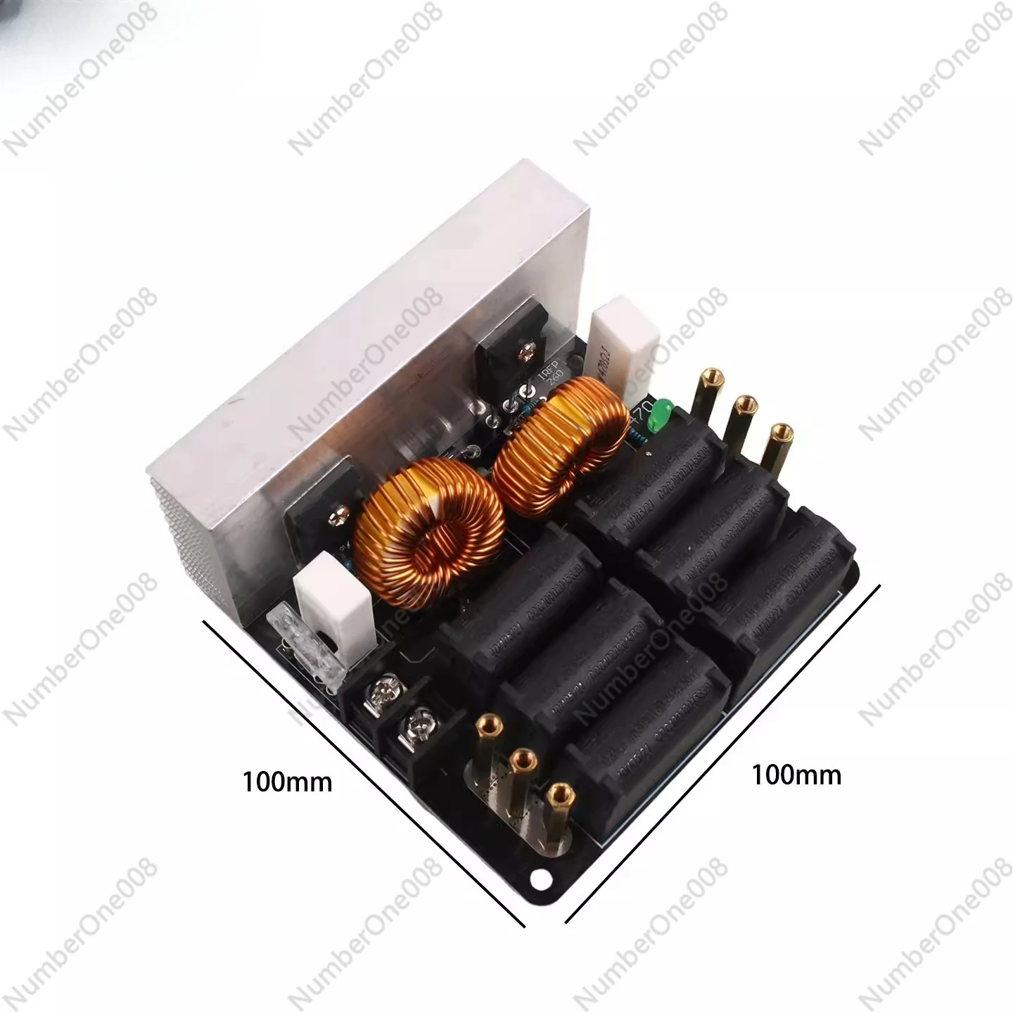 ZVS High Frequency Induction Heating Driver Board Electromagnetic Small Heater Module Kit 12V Non-contact Quenching Eddy Current
