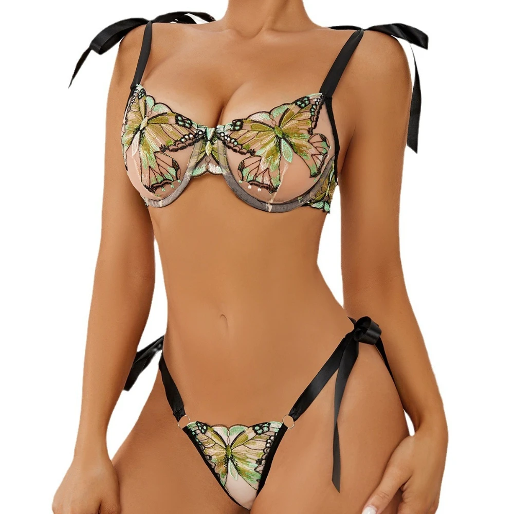 Sheer Mesh Bra - Completo intimo da donna, composto da