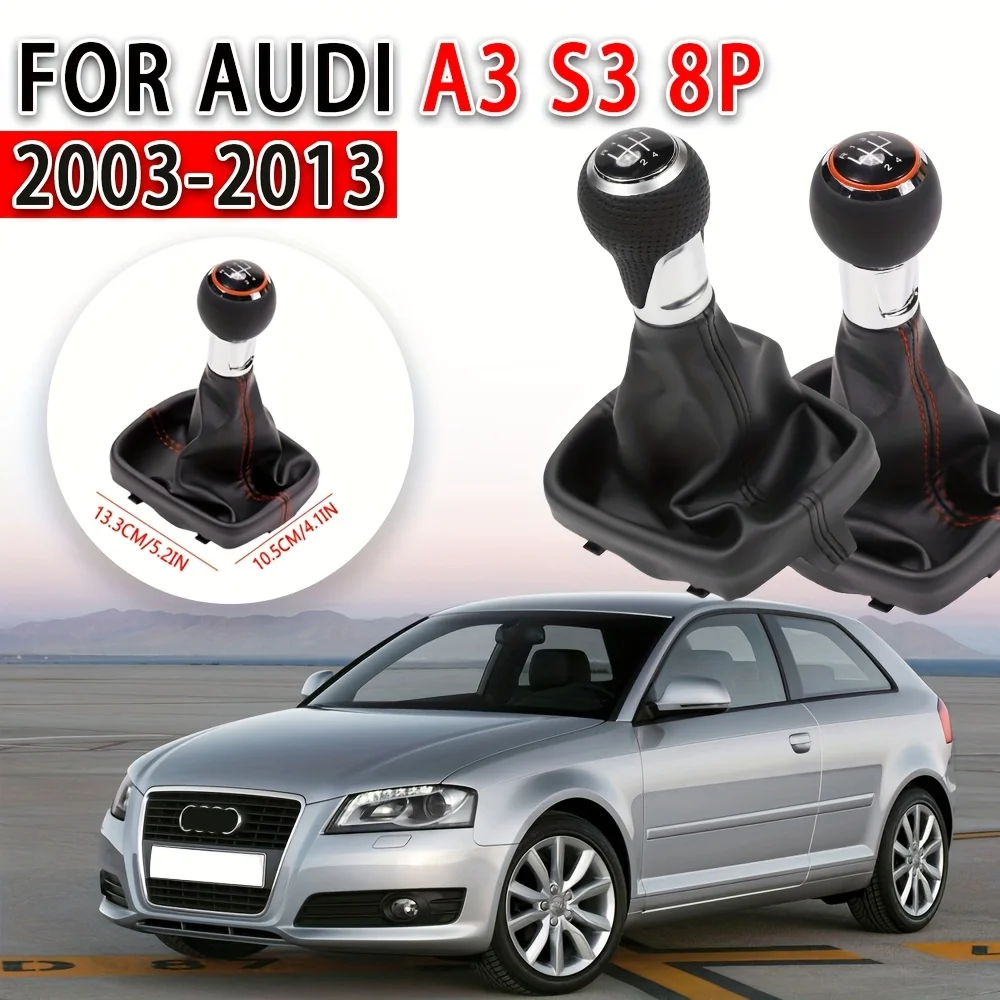 

Gear Head Shift Handball Dust Cover Buckle Dustproof Clip Integrated Gear Shift Knob And Gearbox 6 Gears For AUDIA 4S4Q5 Series