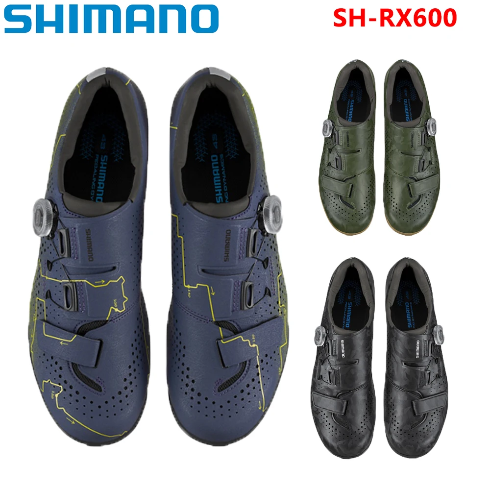 

Shimano SH-RX600 Gravel Bike Lock Shoes RX6 RX600 Carbon Fiber Sole Gravel Bike Self-locking Riding Shoes Locking Shoes