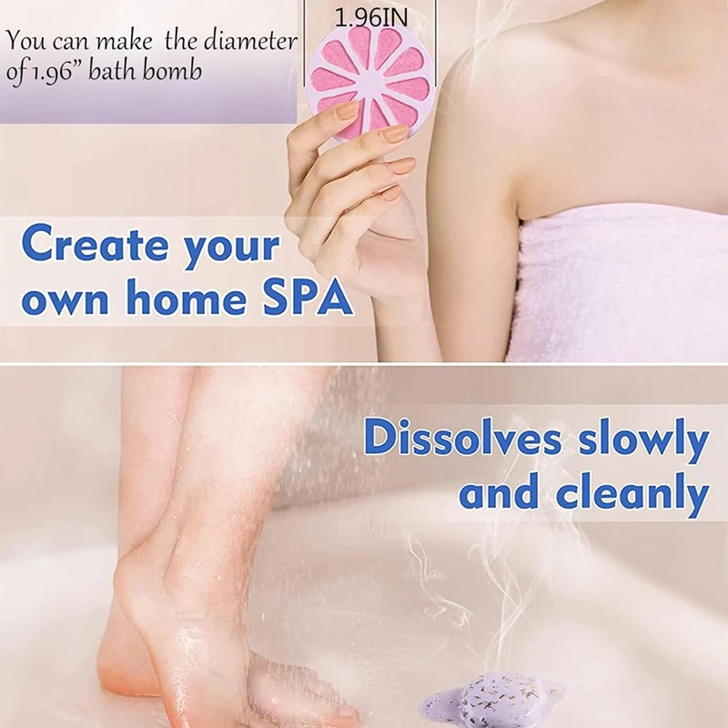 

bath bomb press Mold Kit with A Set of Molds Shower Steamers ,Shower Bomb Tools Mold & Bath for DIY Making