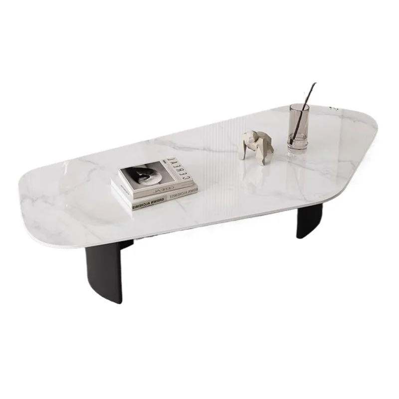 Coffee table light luxury modern living room household small apartment minimalist cream style Internet Home Furniture