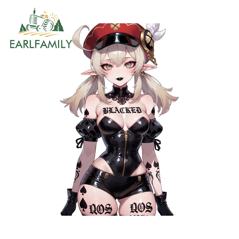 

EARLFAMILY Akuochi Klee Genshin Impact Tattoo Sticker Creative RV Decals Occlusion Scratch Sunscreen Decoration Accessories