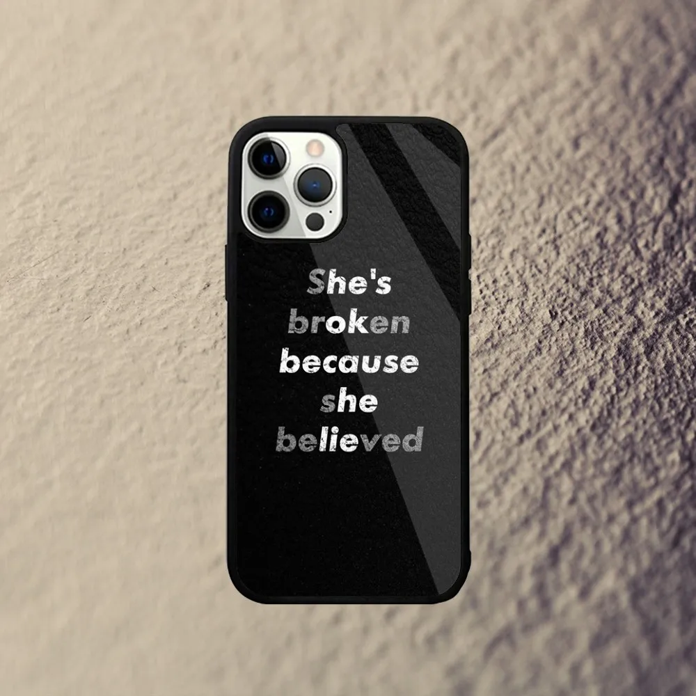 Sad depression Black Word Phone Case For iPhone 16,15,14,13,12,11,Plus,Pro,Max Mini Magsafe Magnetic Wireless Charging