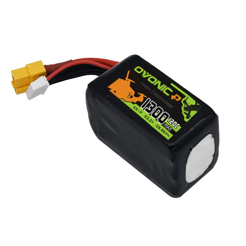 NWE 4S/6S 14.8V/22.2V 1300mAh 100C/120C LiPo Battery For RC Helicopter Quadcopter FPV Racing Drone Parts 14.8V/22.2V Battery