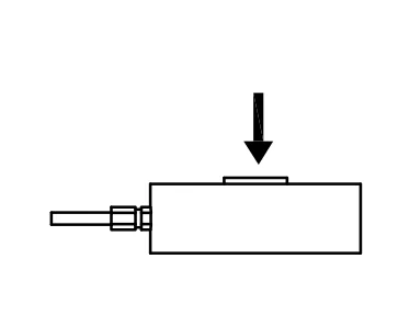 X-L11-70  Resistance Sensor Compression Load Cell High dynamic response frequency